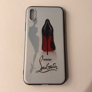 Red Bottom Shoe iPhone X or XS Case